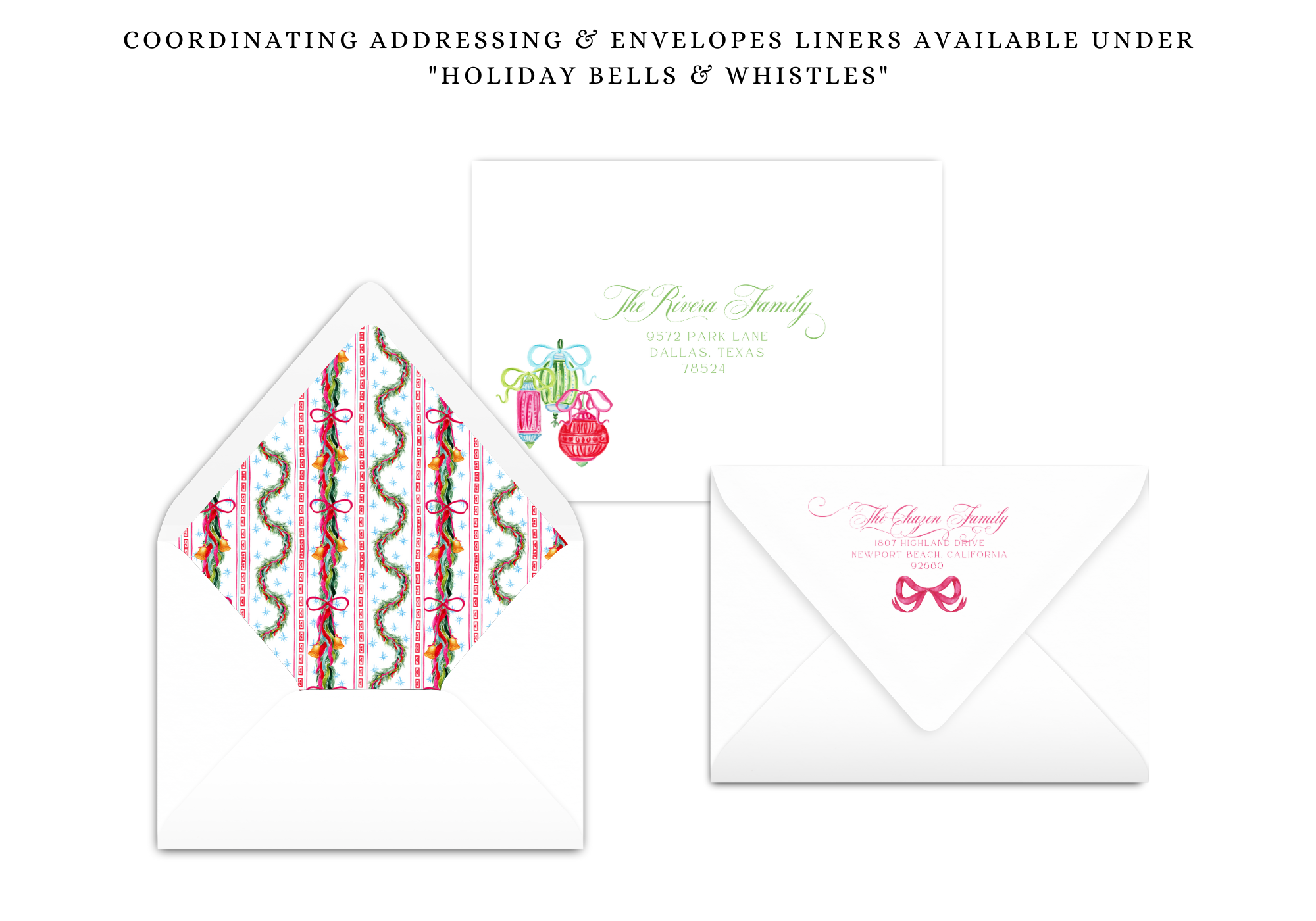Festive Ornaments Holiday Card
