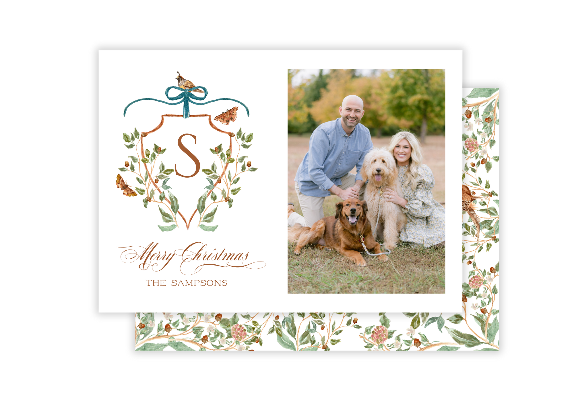 Chinoiserie Christmas Card