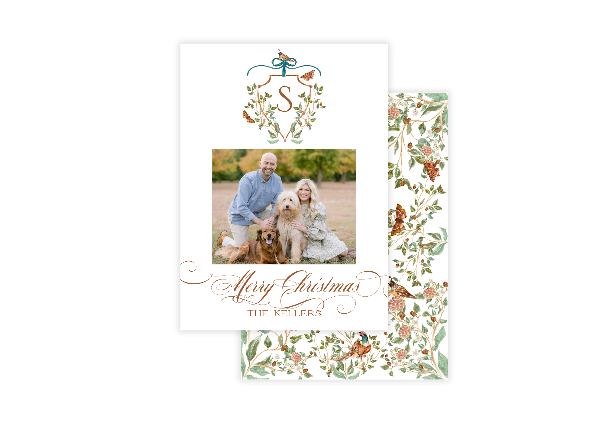 Chinoiserie Christmas Card