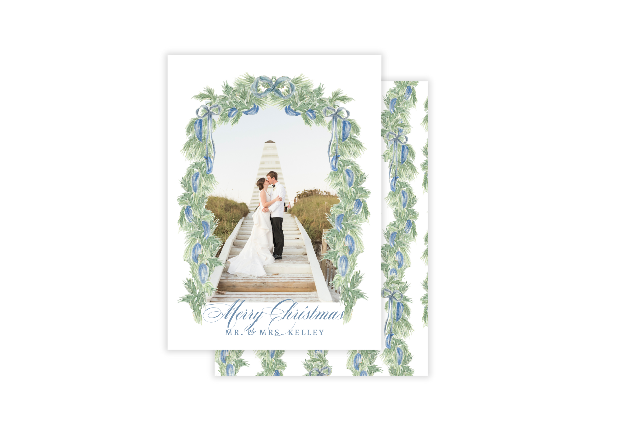 Garland Christmas Card