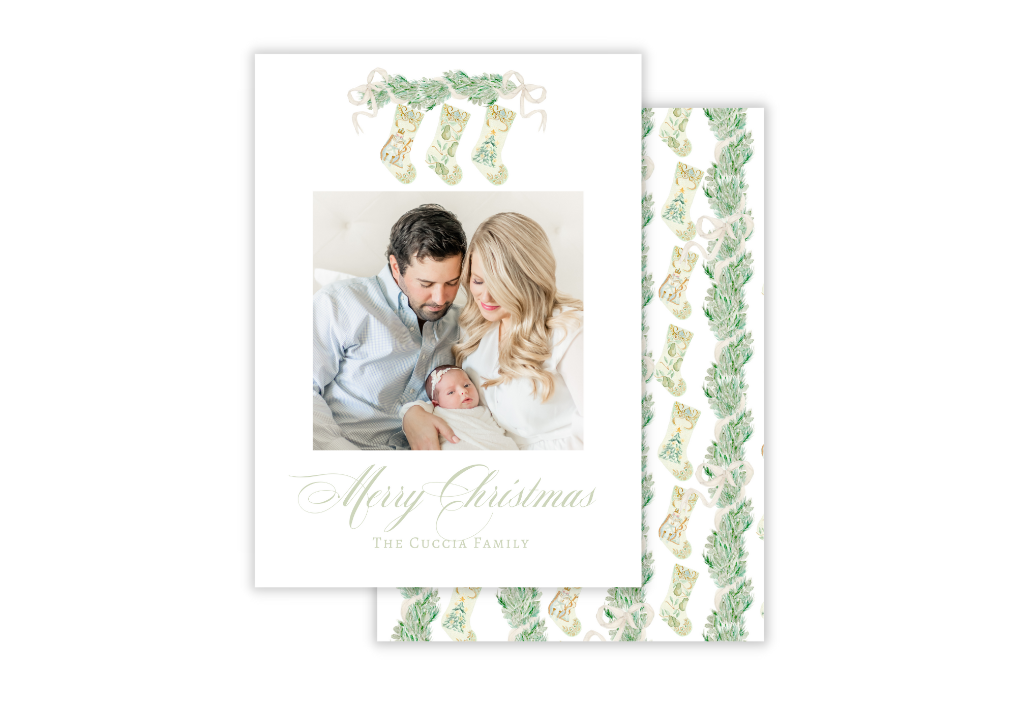 Stockings Christmas Card
