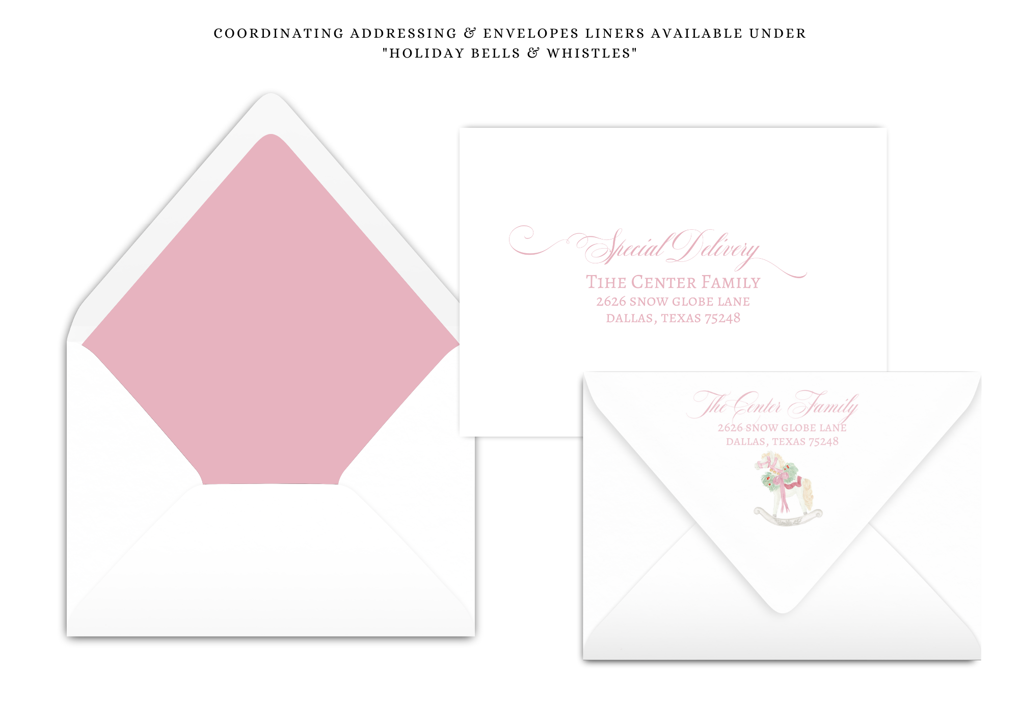 Rocking Horse Christmas Card