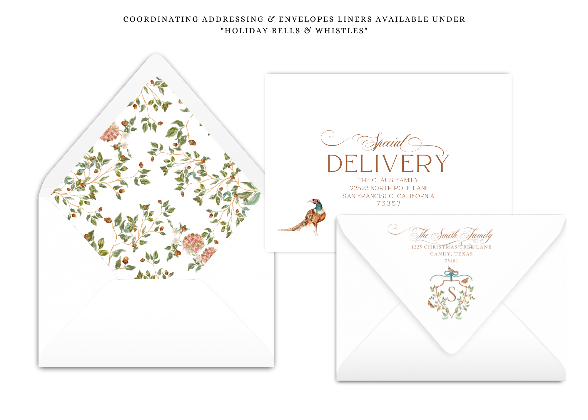 Chinoiserie Christmas Card
