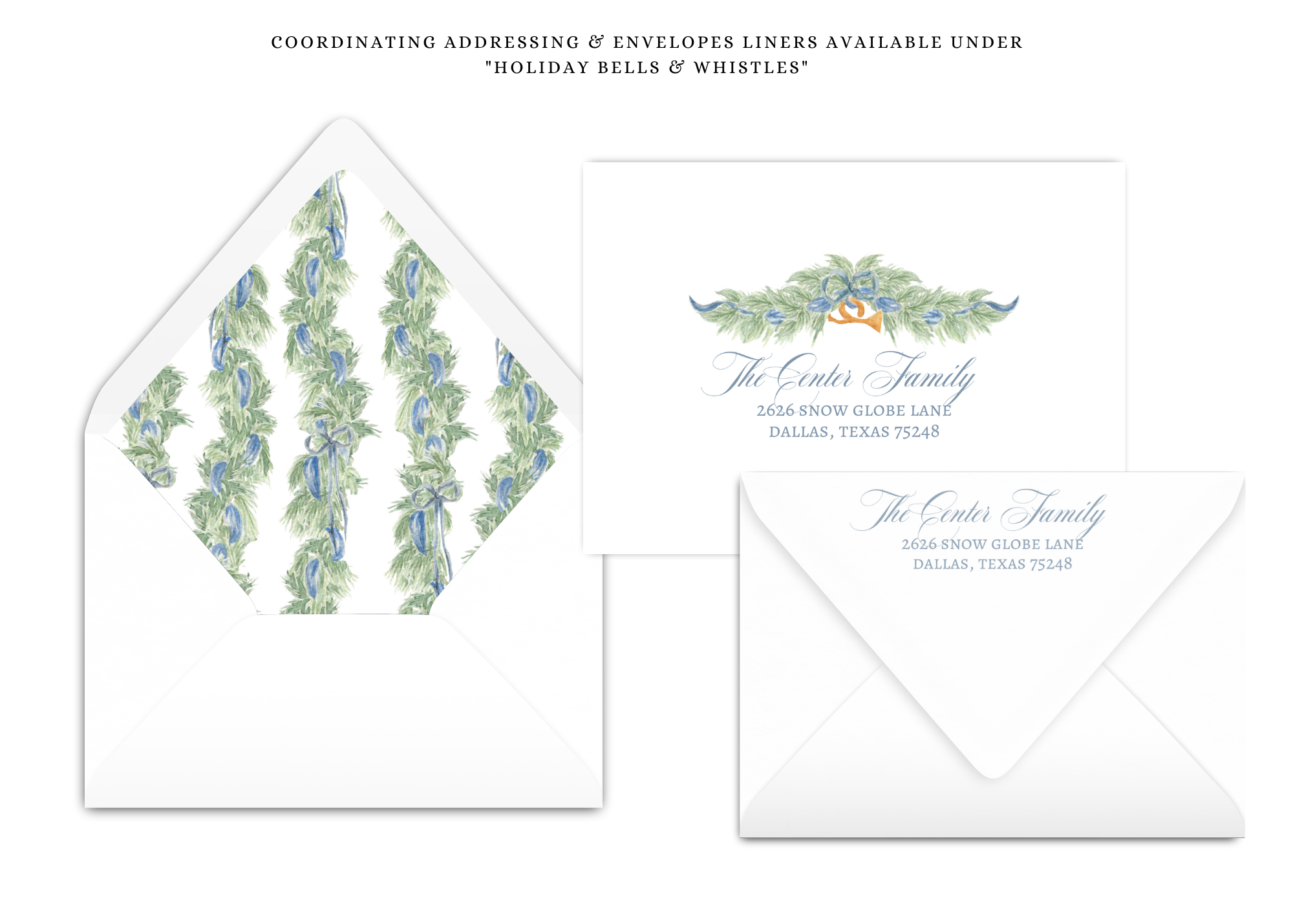 Garland Christmas Card