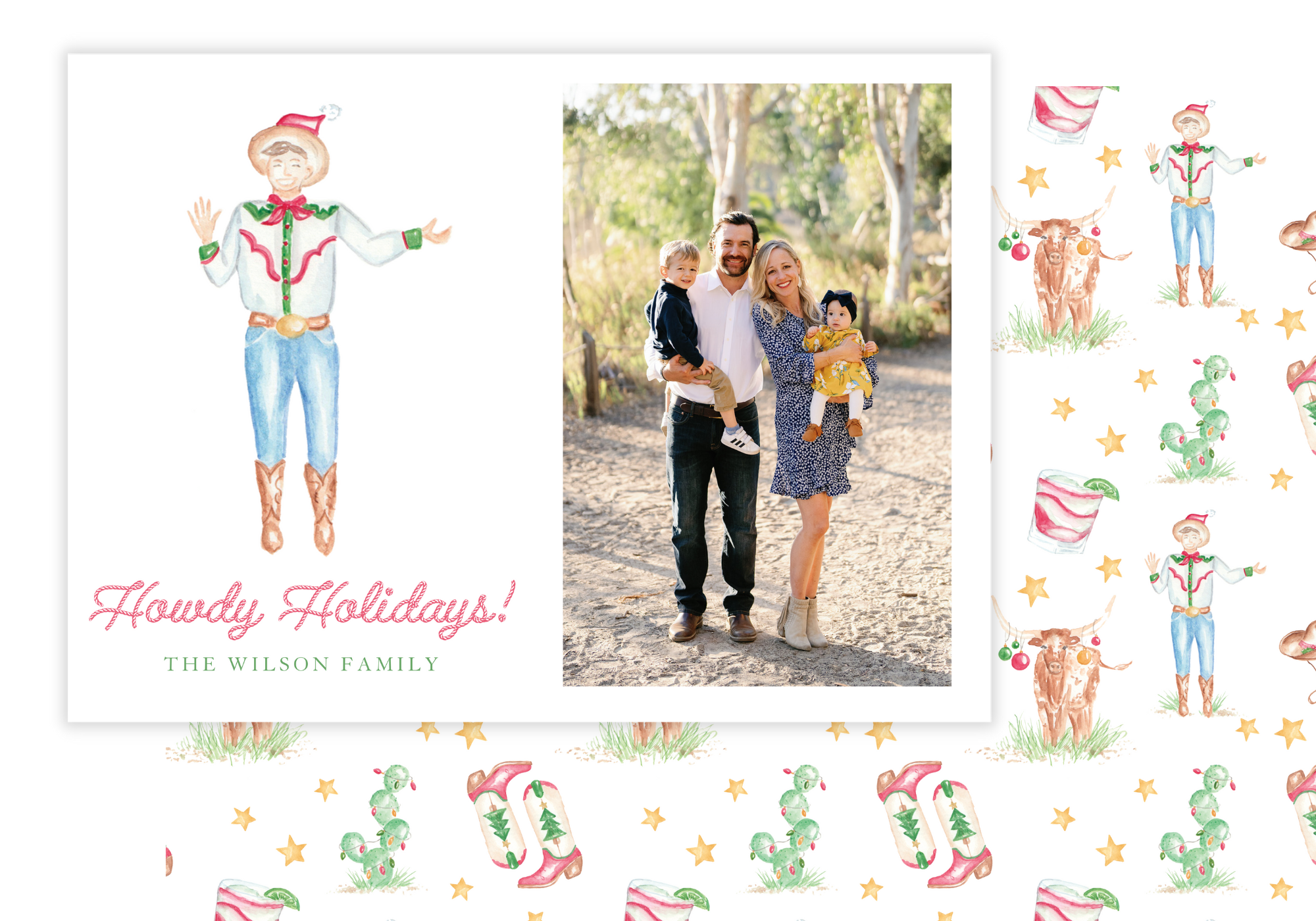 Big Tex Howdy Holidays Christmas Card