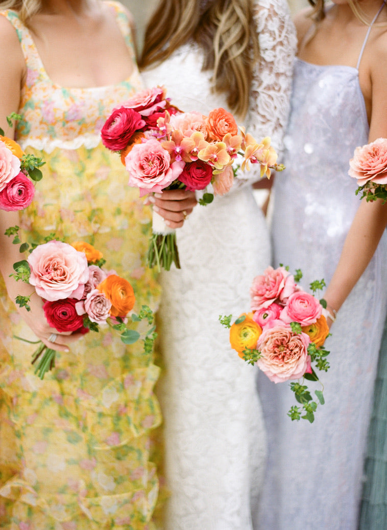Shelby and Nathan wedding bouquets by Magnolia Boone Paperie