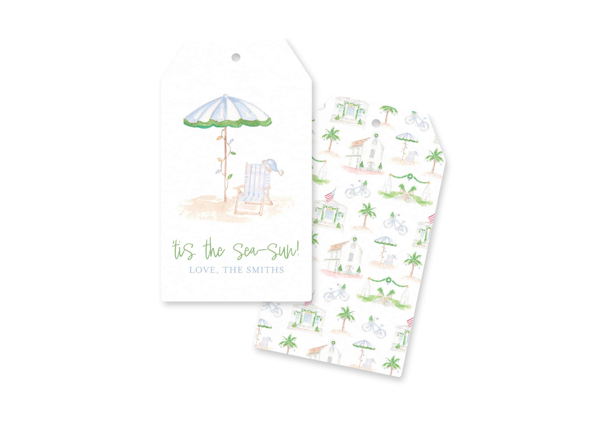 Holiday on 30A Christmas Gift Tag