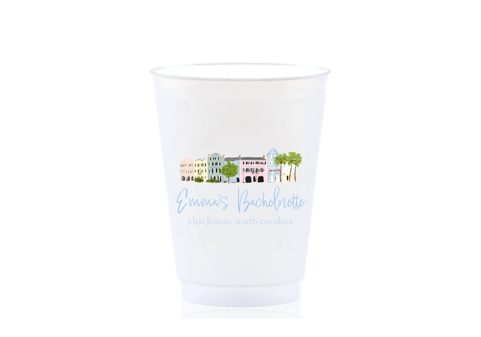 Charleston Bachelorette Party Cups
