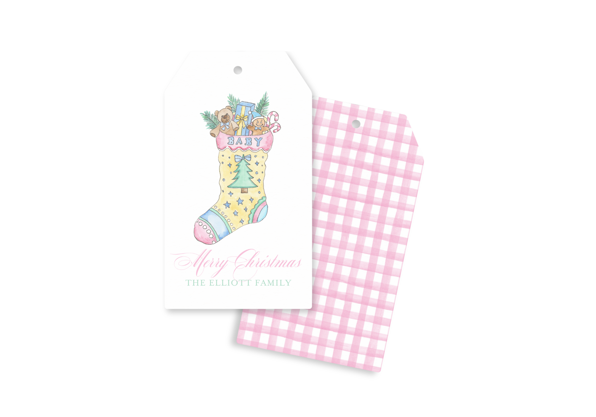 Christmas Baby Gift Tag