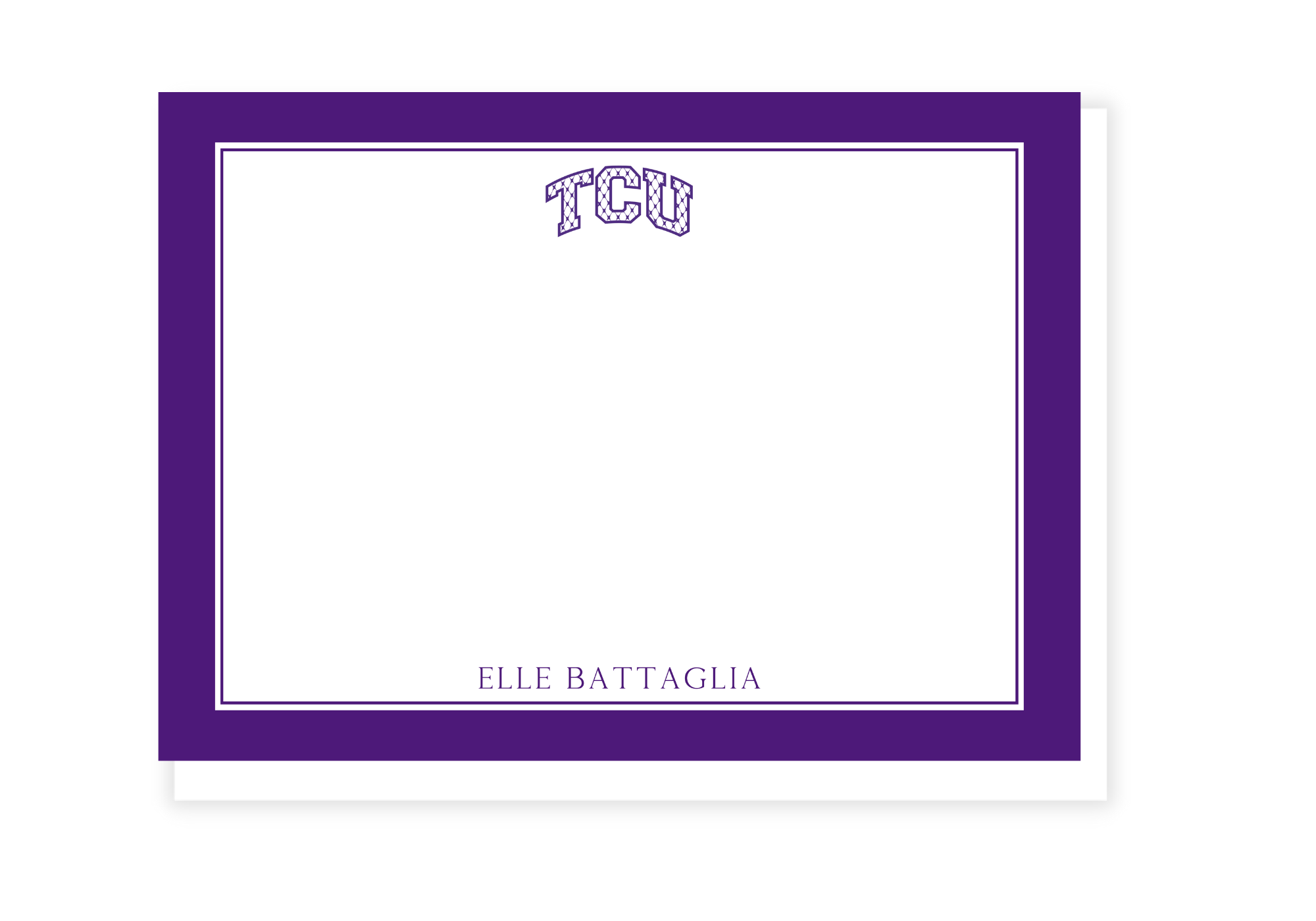 Go Frogs Stationery - Custom College Stationery