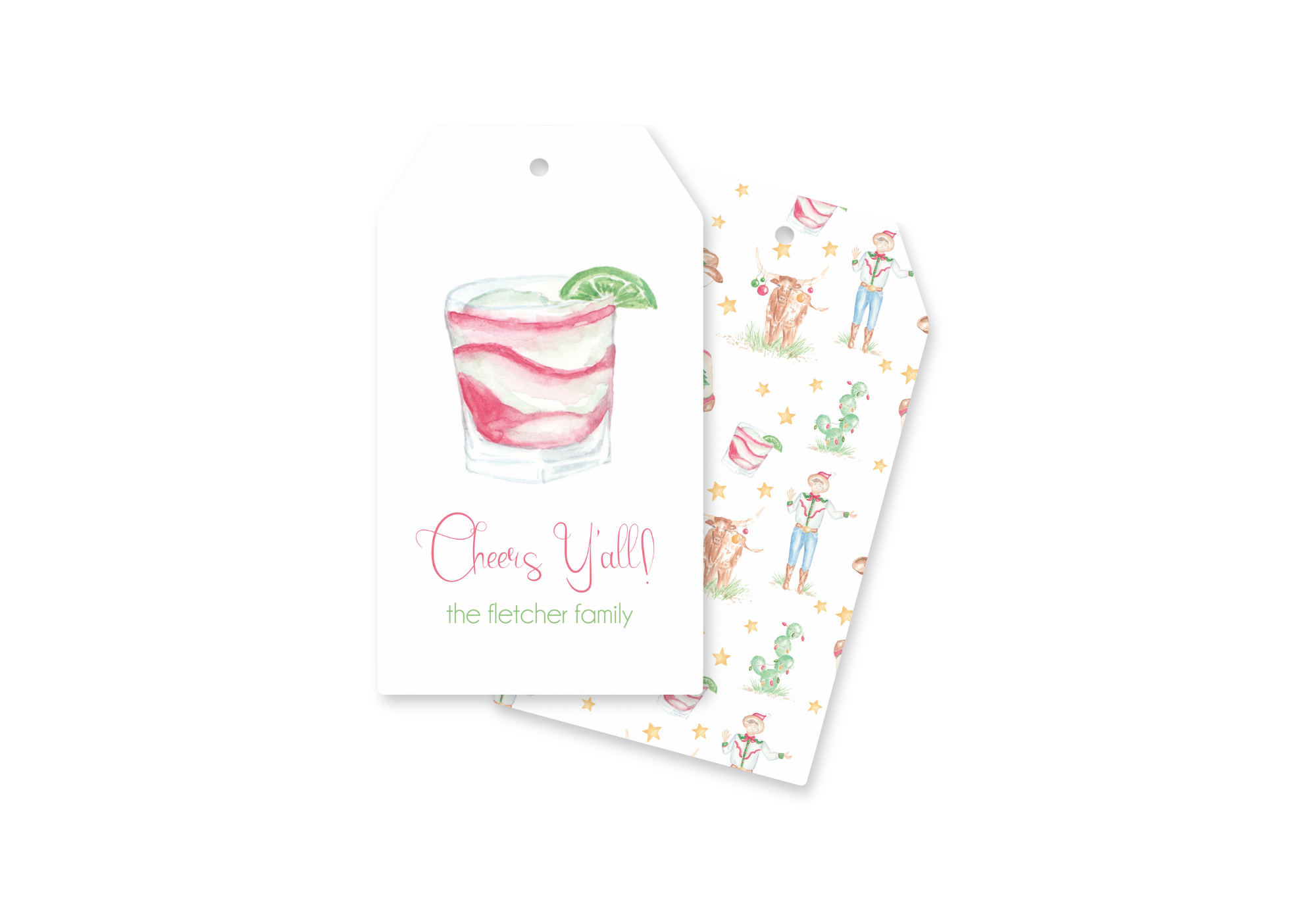 Margarita Holiday Gift Tag