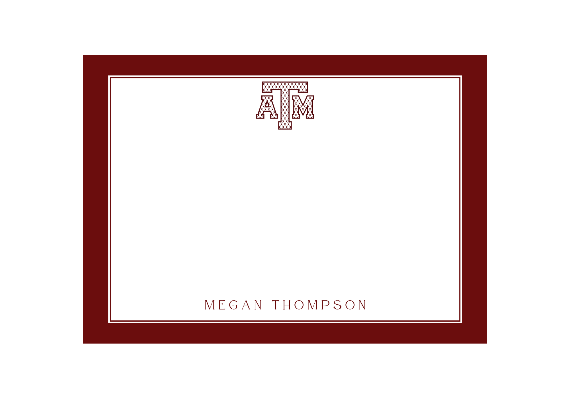 Texas Stationery - A&M College Stationery